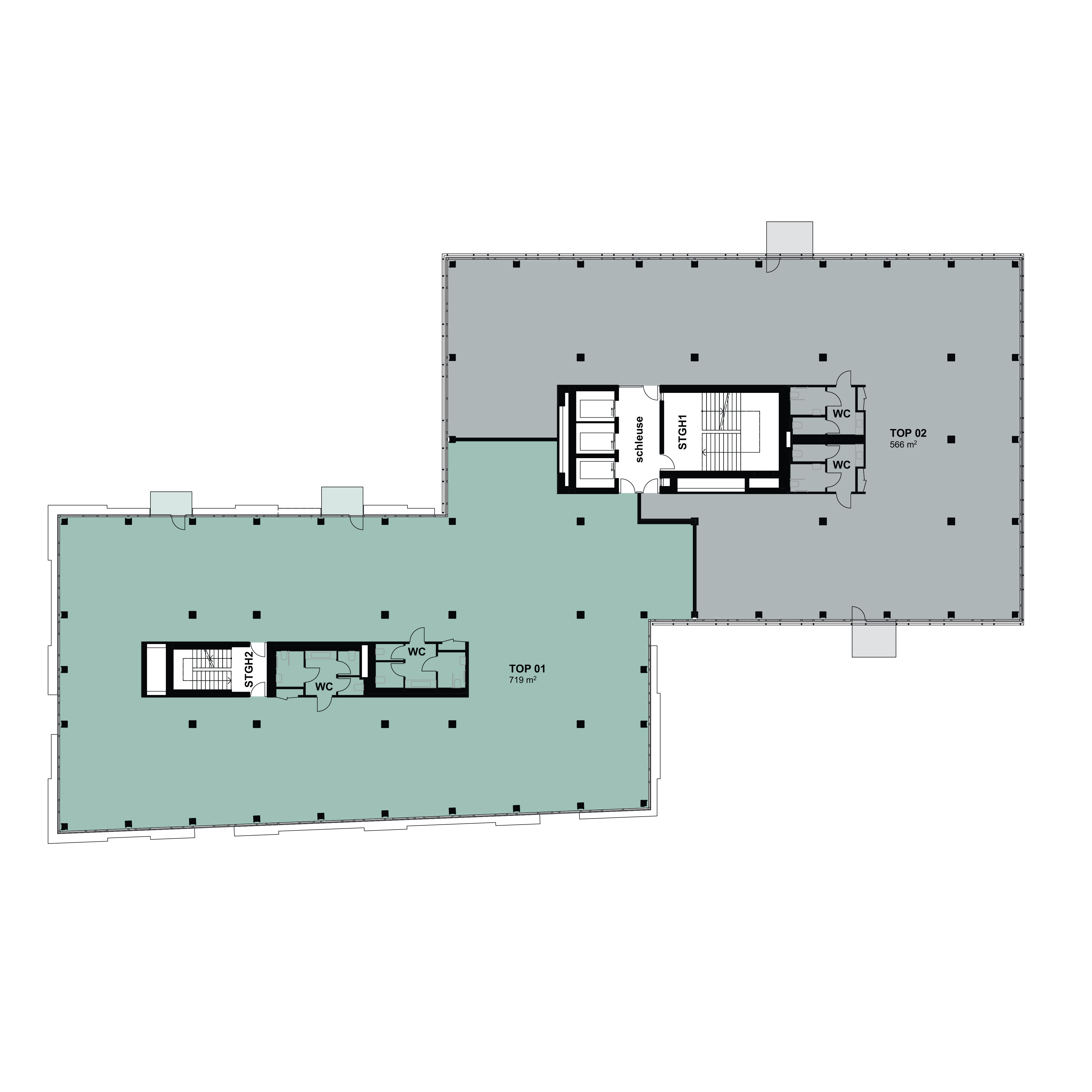 Grundriss 2. Obergeschoß