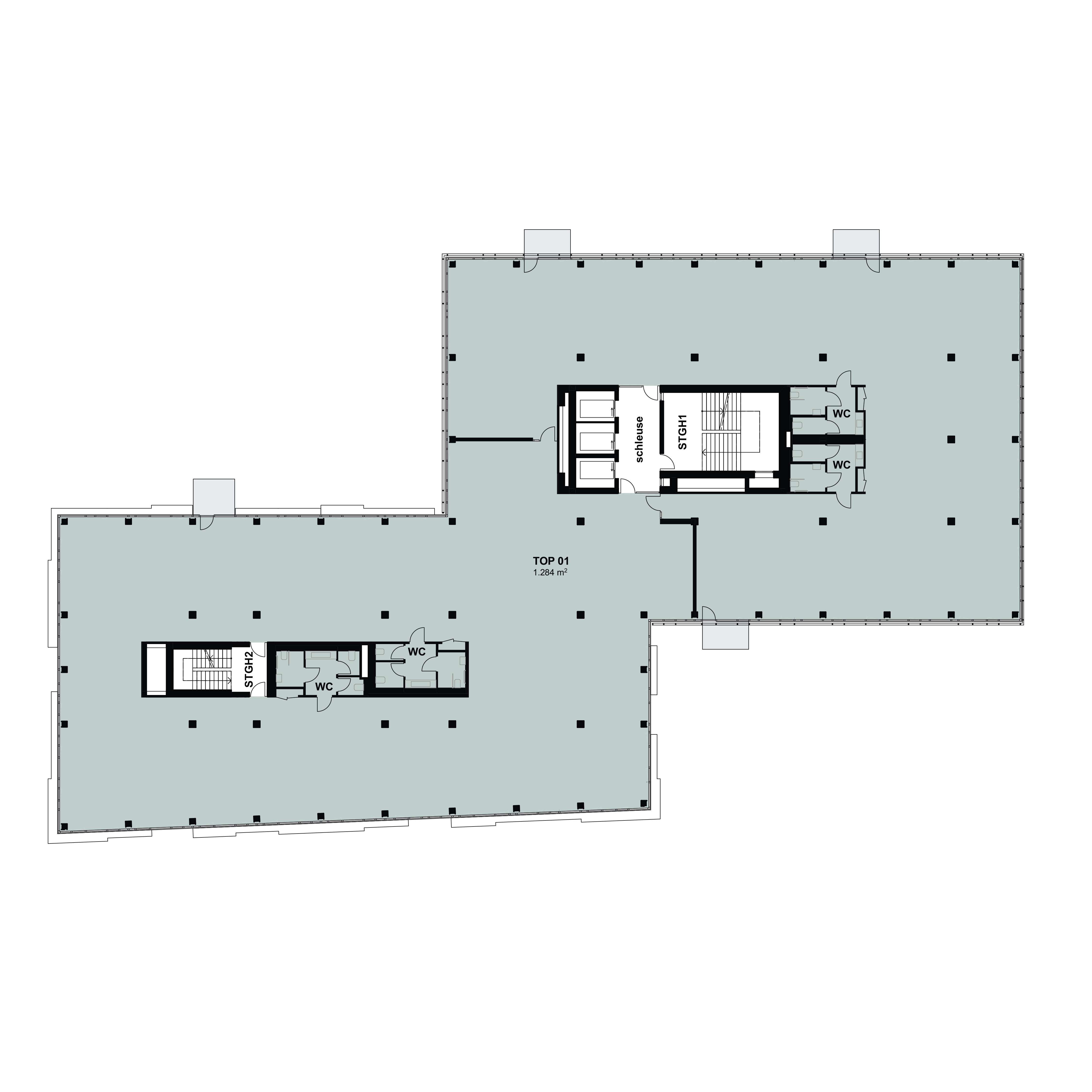 Grundriss 3. Obergeschoß